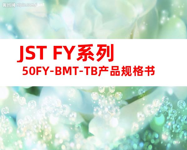 JST FY系列 50FY-BMT-TB产品规格书